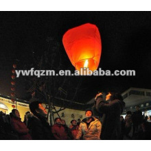 chinesische Werbe- und traditionelle keine Flamme Himmel Laternen mit feuerhemmenden und feuerfesten Papier